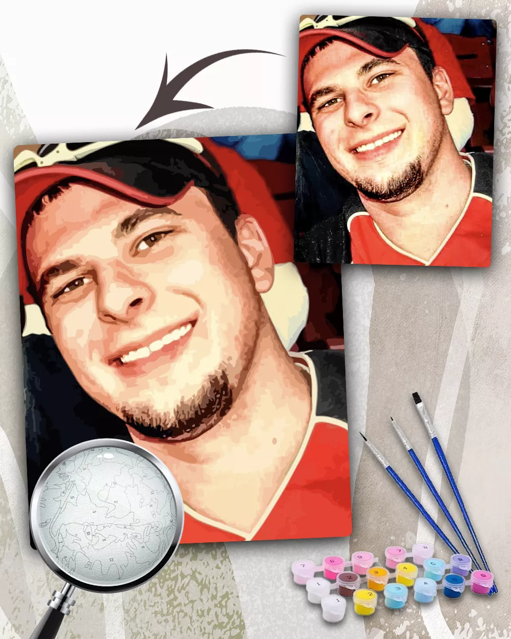 Paint By The Numbers Custom People Paint By The Numbers Custom People